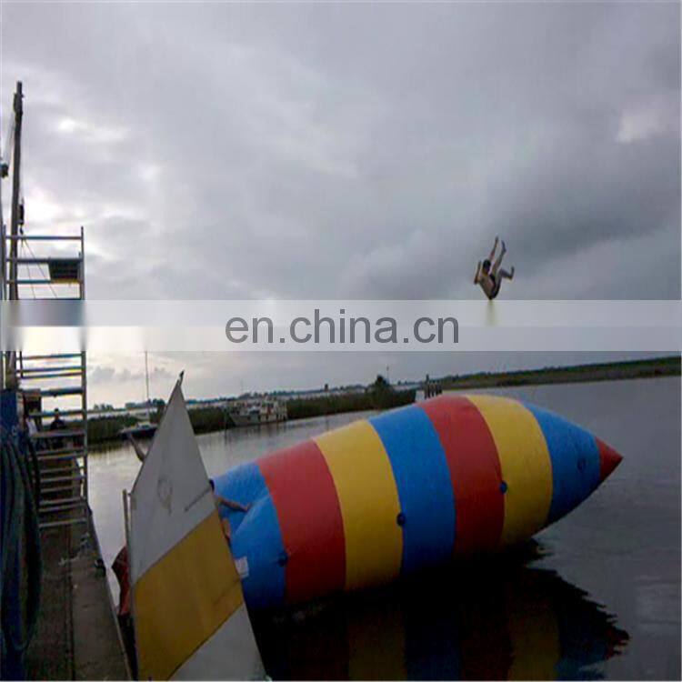 Good price inflatable water trampoline blob , inflatable water catapult blob for sale