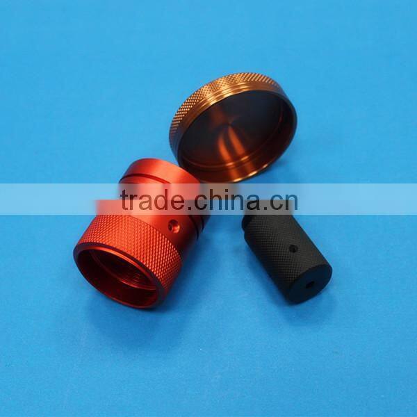 custom anodizing cnc lathe parts flashlight parts