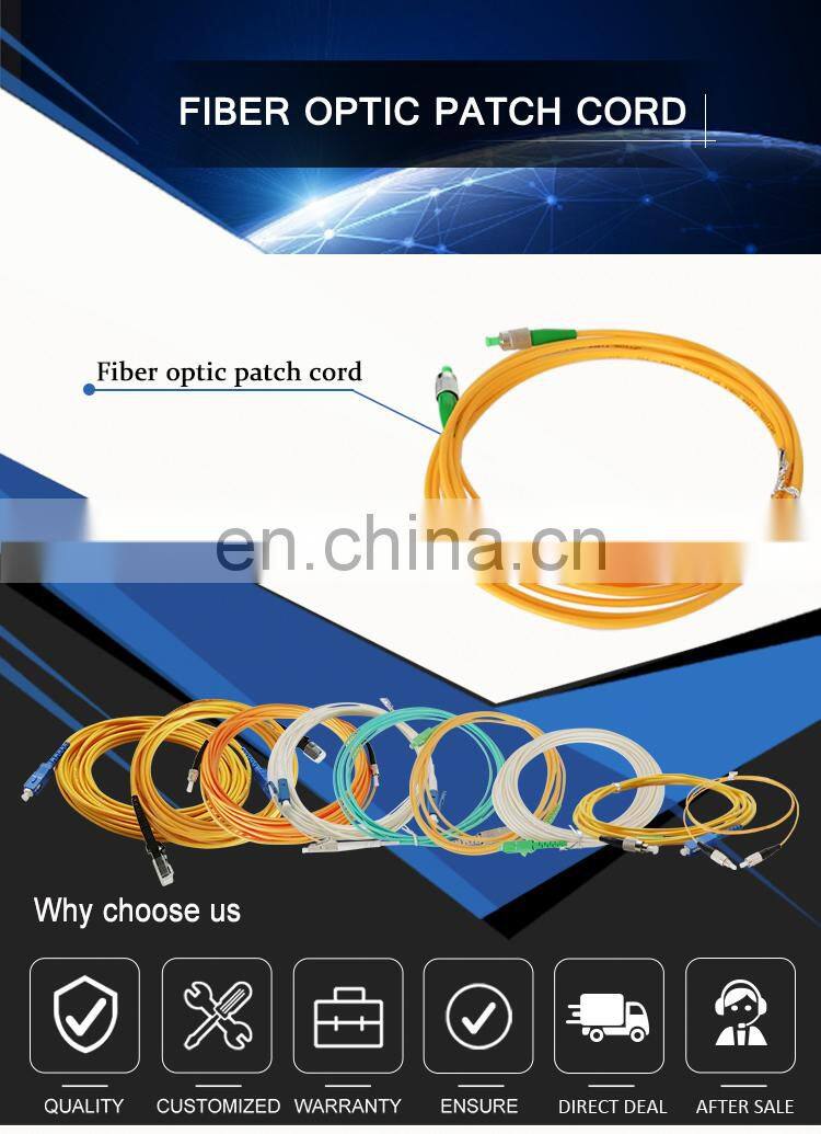 QSFP+ MTP/MPO-LC Fiber Patch chord Single Mode SM G652D G657A patch cord om3 mpo outdoor 4 fibars
