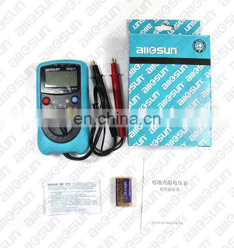 all-sun EM3610 Battery Internal Resistance Tester Meter Battery Voltage Temperature Coefficient Automotive Tester