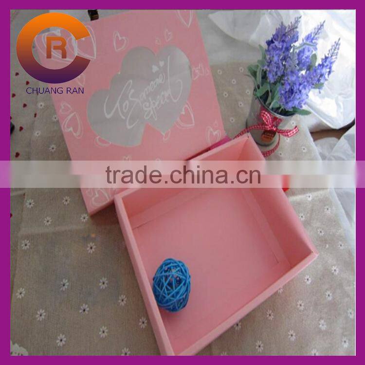 Custom made window paper small wedding cake boxes