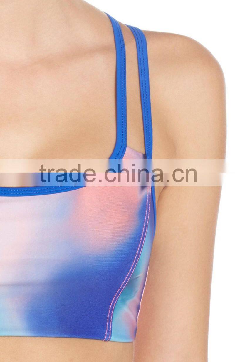 Newest high quality women sexy sports bra fitness yoga bra