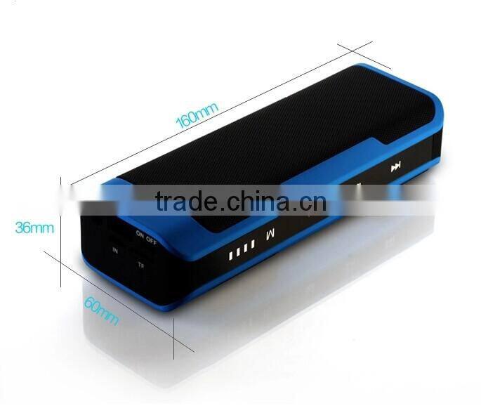 2014 New Arrival OEM touch screen bluetooth speaker can be used as power bank