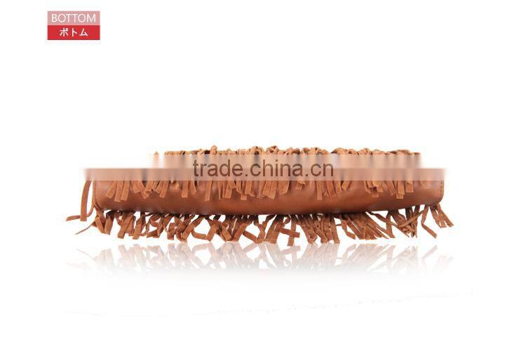 pu lady fashion message bag tassel bag