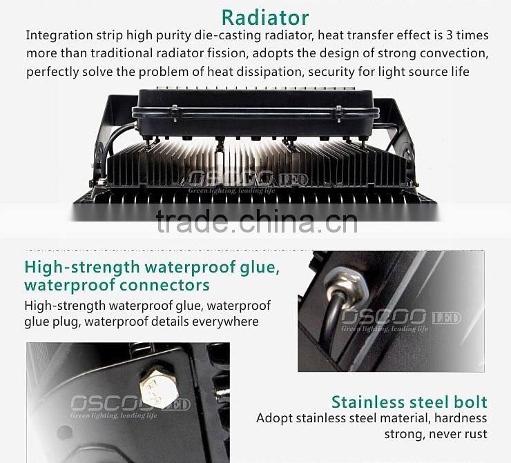 Tunnel lamp 3pcs COB led flood lights,180w led flood light