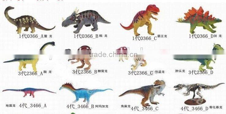 Fancy assembly colorful plastic dinosaur puzzle in jurassic egg for children puzzle games