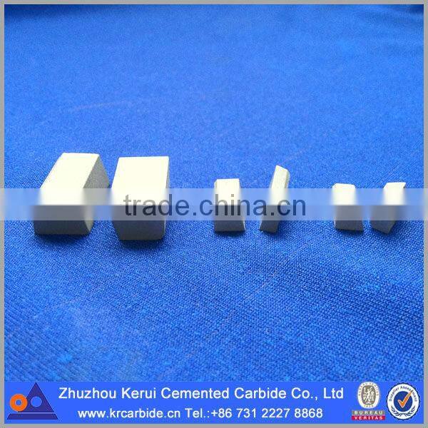 Type C brazed tips sintered carbide tips for turning tools supply direct from Zhuzhou manufacturer