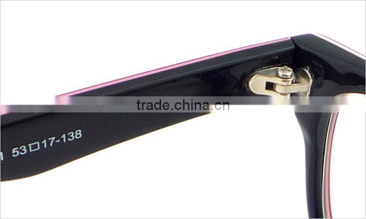 classic big full rim acetate eyeglasses frames for fashion women