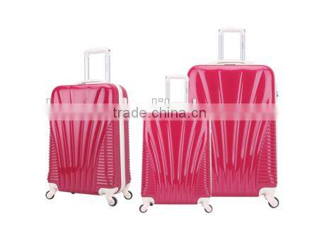20" lady luggage pc+abs trolley durable luggage