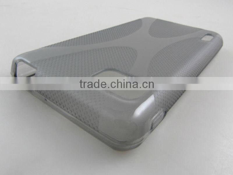 TPU X curve case for LG LS 720 MS659