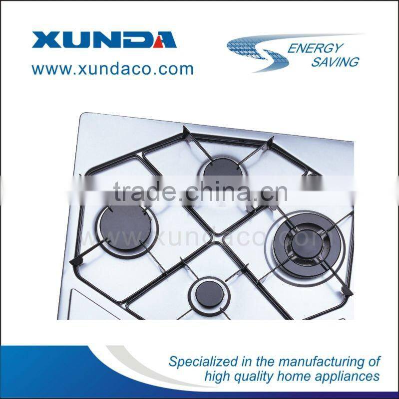 4 burner built in gas hob gas cooker with CE