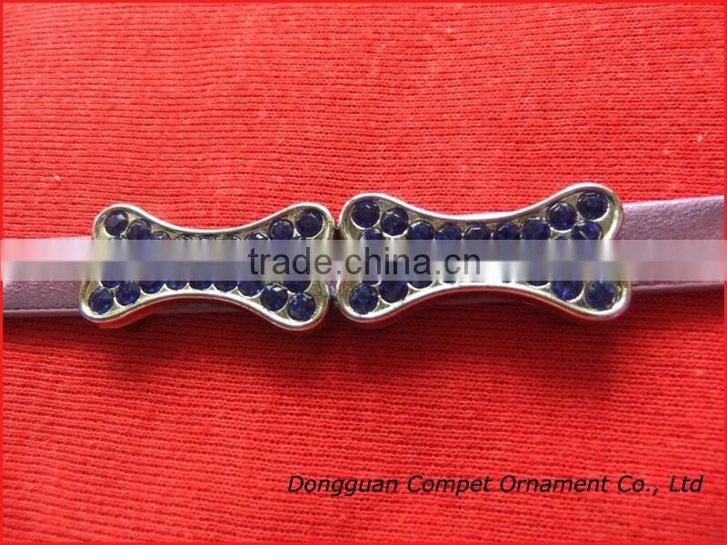 Produce 10 mm slide charm bone DIY zinc alloy accessories