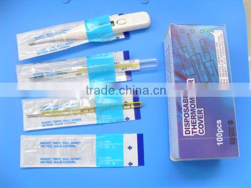 Disposable thermometer probe covers &sheaths