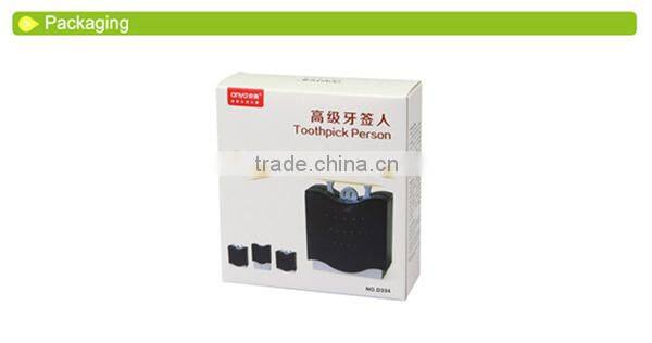 D334 Top Selling High Quality Home Decoration Gifts Stylish Kitchenware Automatic Plastic Toothpick Holders