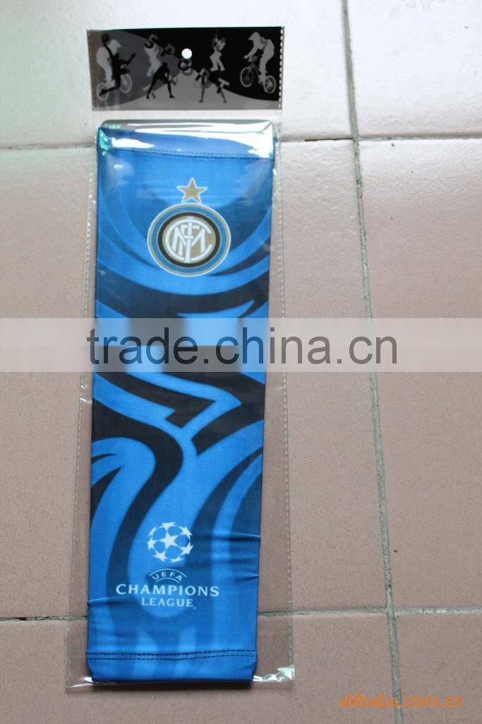 wholesale 88% tactel 12% lycra sport printed arm sleeves