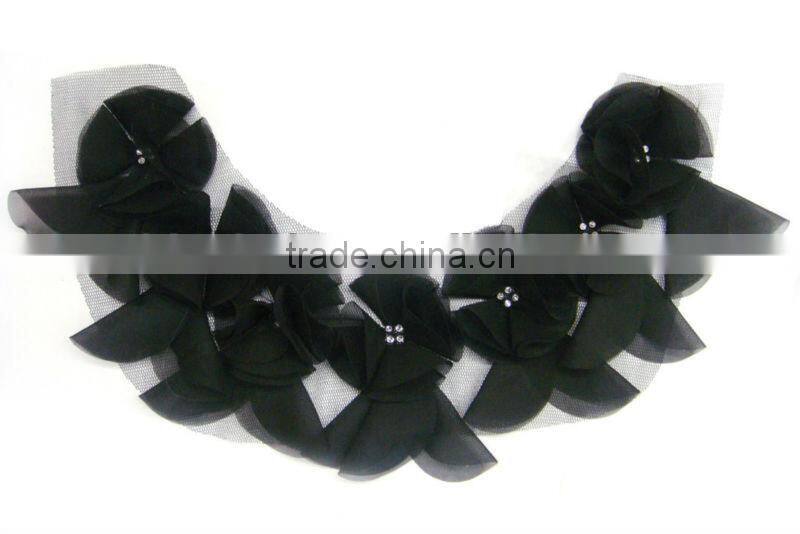 elegant style tulle collar design works with beads