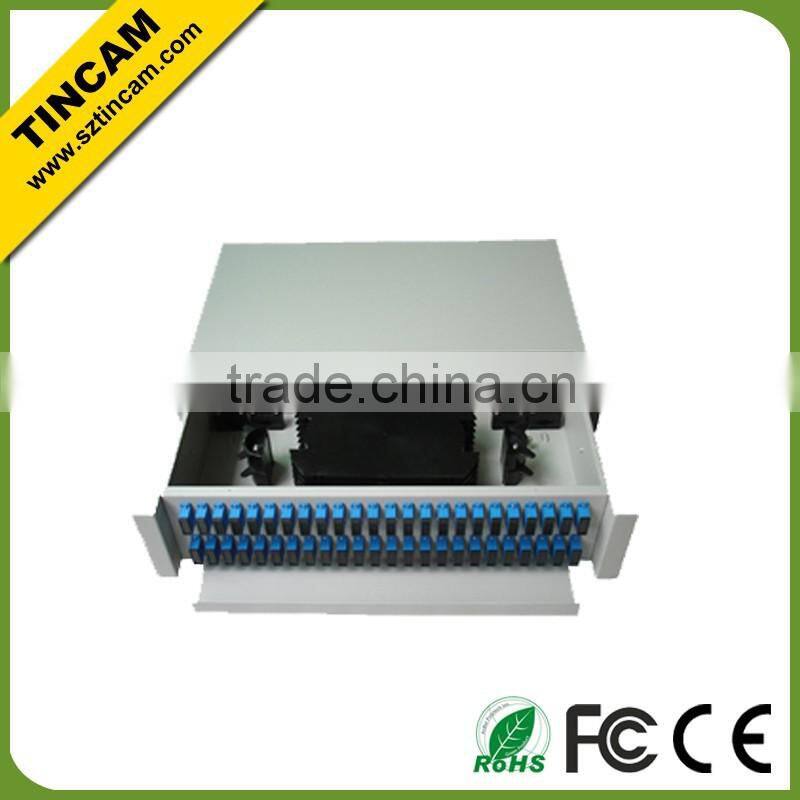 12 core SC/FC/ST/LC rack mount Splicing fiber Optic patch panel/Termination Box/ODF