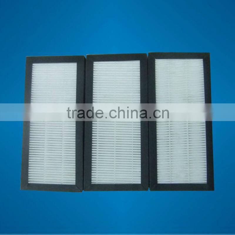Filtration dust reduction filter