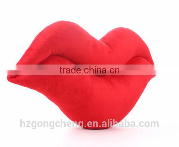 wholesale lip shaped pillow, lip shape cushion, party decoration with red lip