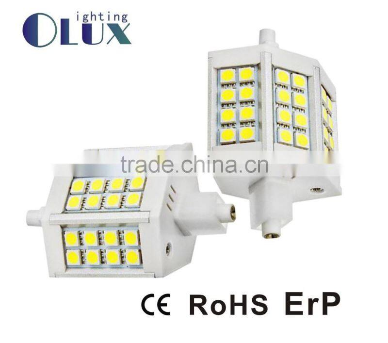 Top quality 12W high lumen R7S LED light for home/hotel