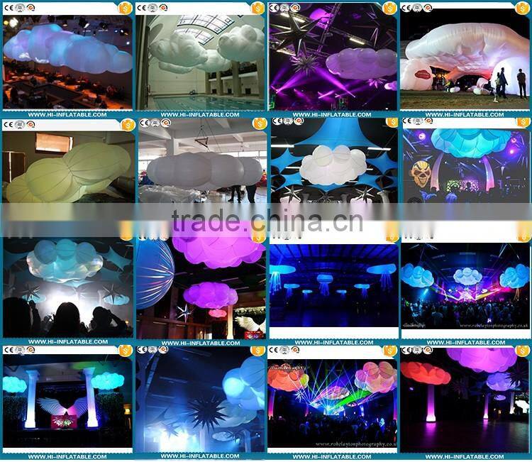 inflatable cloud decoration pvc inflatable cloud with printing