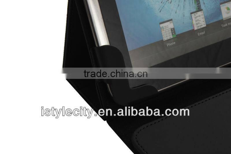 Black For ipad / sumsungPu leather bluetooth keyboard