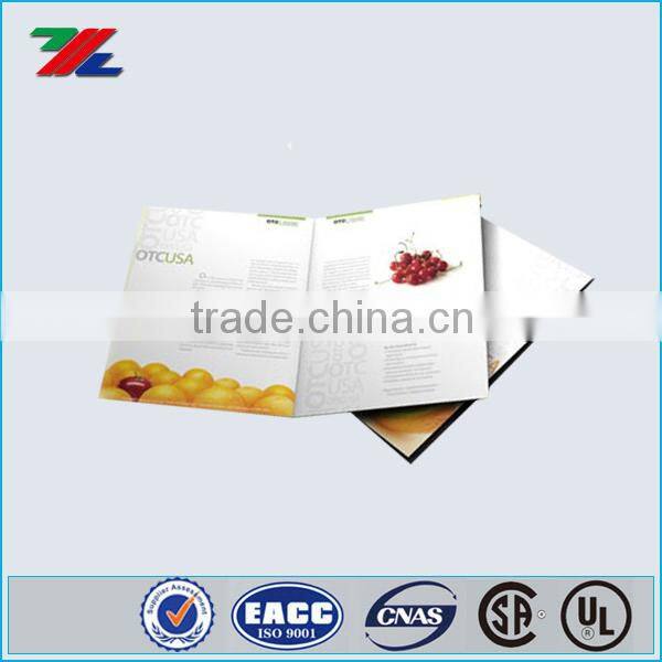 Floding soft cover color printing book, flyer, booklet and brochure printing