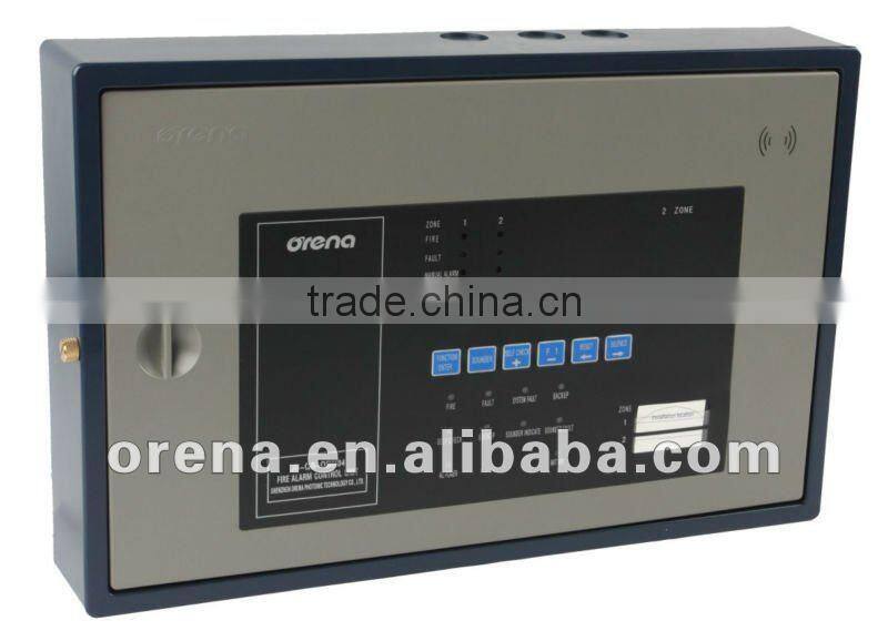 2 Zone Fire Alarm Control Panel Fire Detection Panel