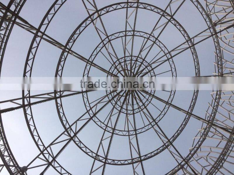 qualified design steel construction structure football stadium