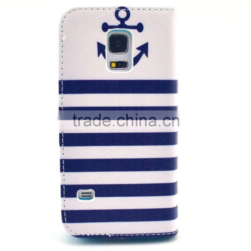 2015 Printed flip PU leather cover case for LG Nexus 5