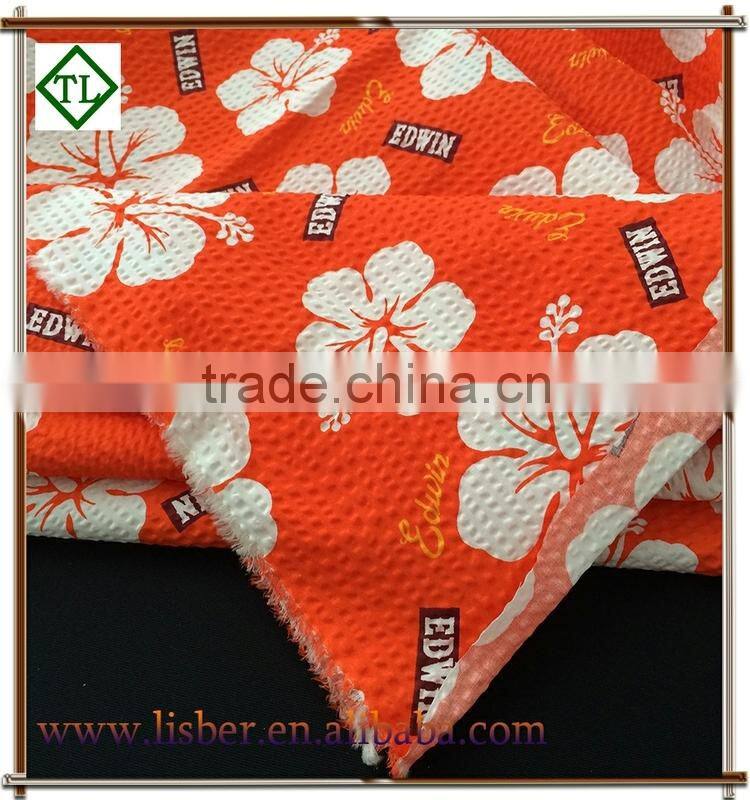 100 Cotton High Quality For Baby Seersucker Fabric Wholesale