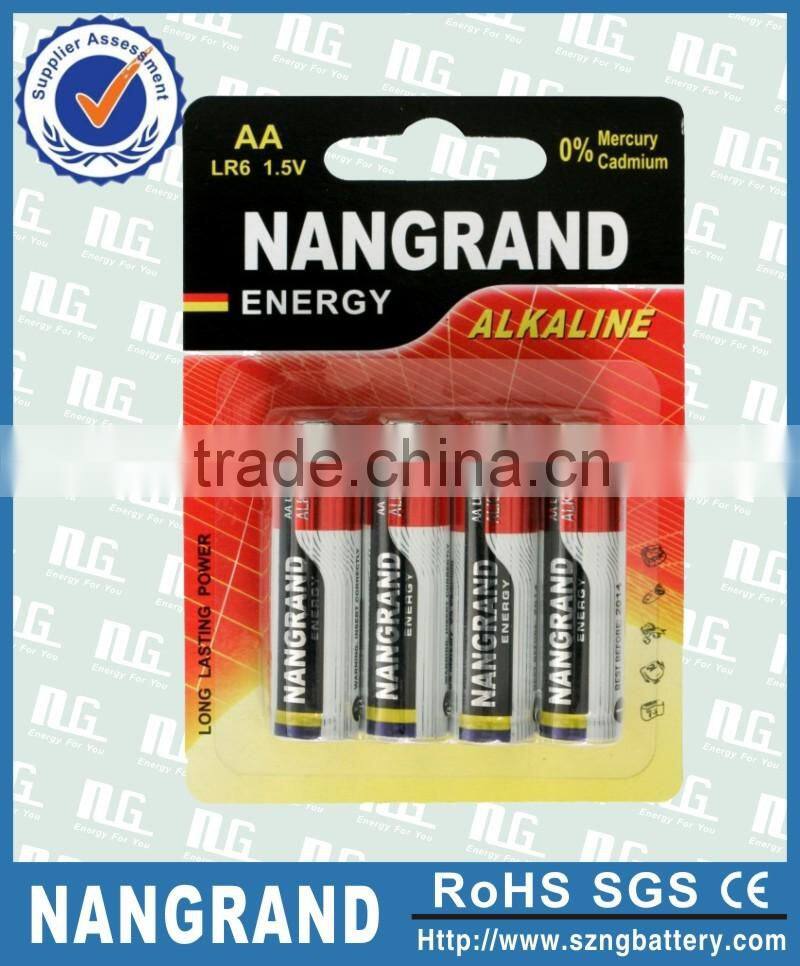 Excellent price aa lr6 am3 alkaline battery