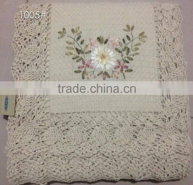 Floral Lace Tablecloths- Assorted Sizes- White And Cream