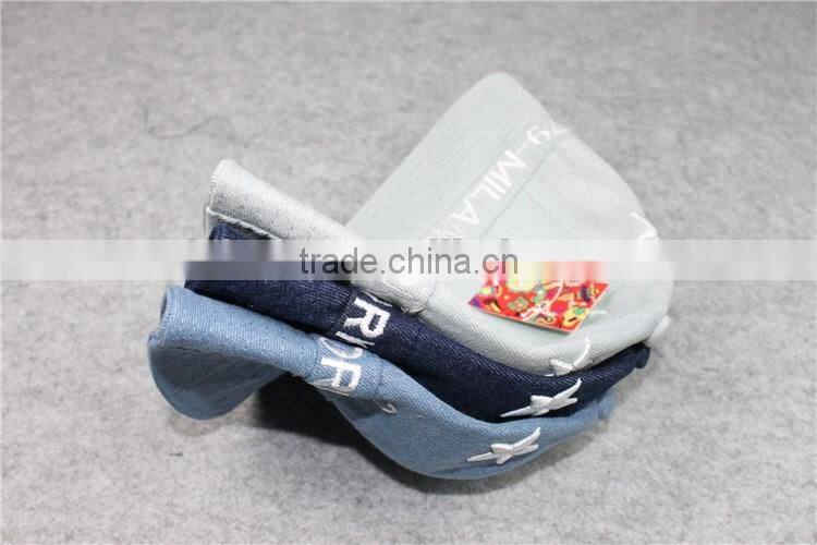 BUKH002D Fashion blue fisherman caps New wide brim bucket hat Camping hiking hat