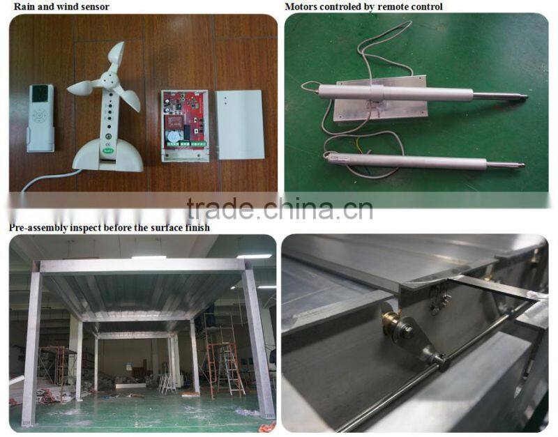 sun shading airfoil blade aluminium roof louvres