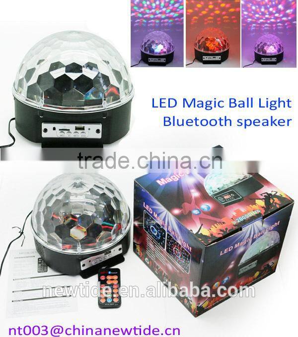 NT-BP0081 stage disco speaker lamp colorful bt speaker