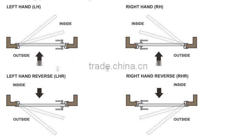 Exterior swing mahogany solid wood double leaf main entrance door