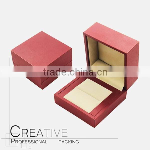Wholesale Handmade affordable cardboard red Jewellery box
