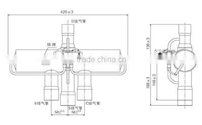 BLR/FRV Series 4 Way Reversing Valve