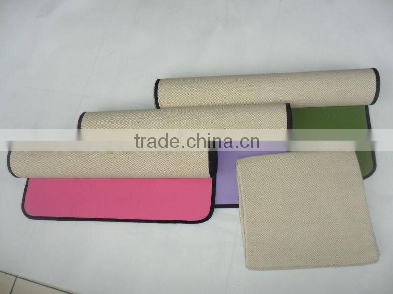 2014 Customer designed Jute yoga mat