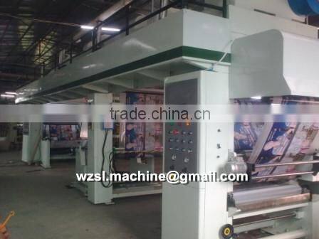 4 motors plastic film dry laminating machine