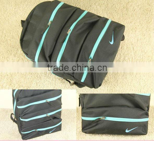 2013 new Korean version Nylon backpacks schoolbag