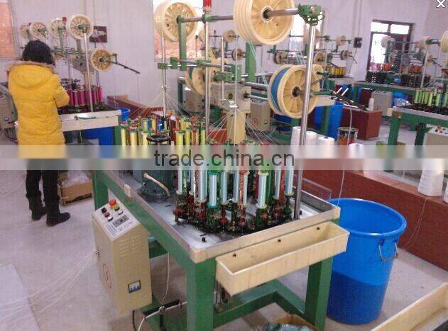 plastic ribbon buckle with rope custom logo curved