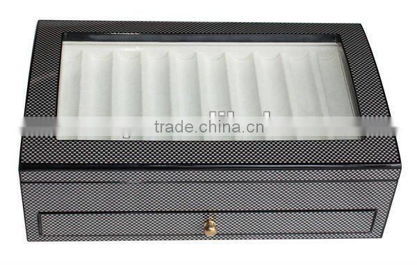 Wooden Fountain Pen Display Box With Window For Wholesale