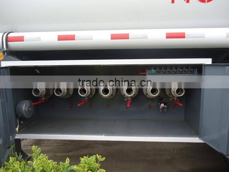 Mobile fuel tank trailers,insulation fuel tank trailer,stainless steel tank 50000L