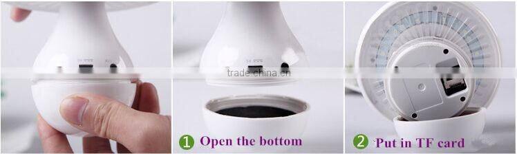 Fashion design christmas ornaments musical speaker led smart lighting