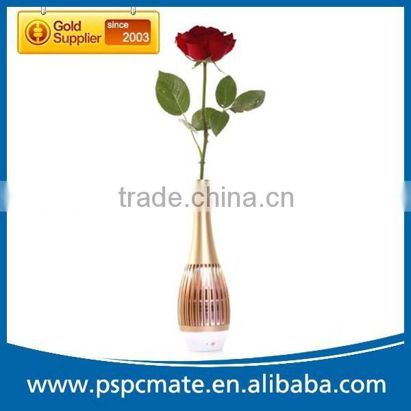 High Quality Flower Vase Decoration Colorful LED Wireless Bluetooth 4.0 Speaker