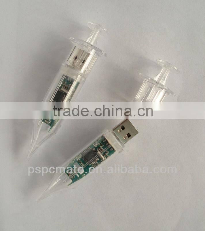 Unique Design Syringe Usb Flash Disk