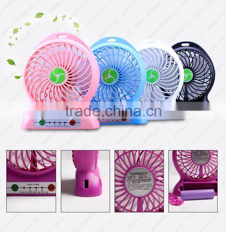 Ultra-light plastic new coming turbo usb mini fan with low price
