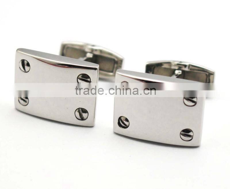 Promotional Bulk Stainless Steel Cufflink For Men